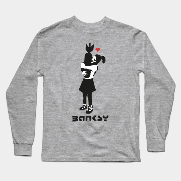 Girl with a Bomb Long Sleeve T-Shirt by SteelWoolBunny